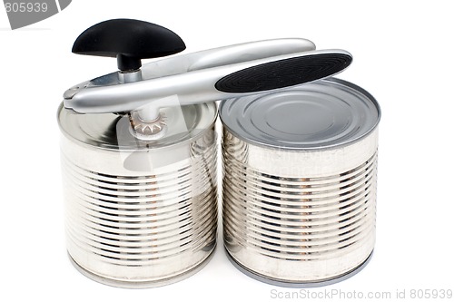 Image of Can-opener on the cans