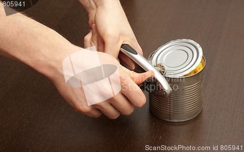 Image of Opening the can