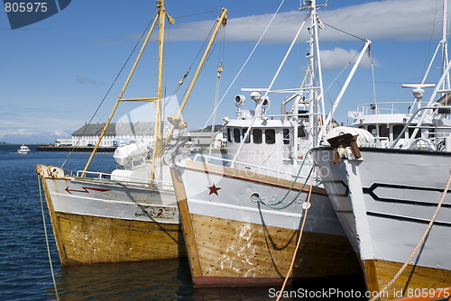 Image of Three fishing boats