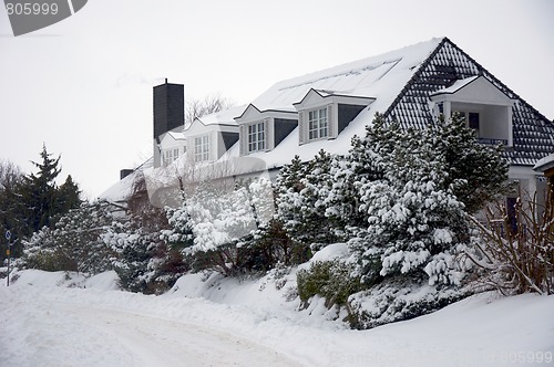 Image of winter home