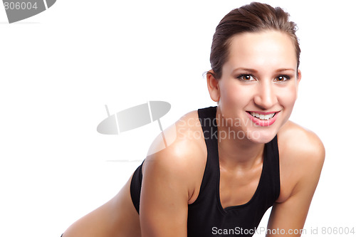 Image of Beautiful exercise woman