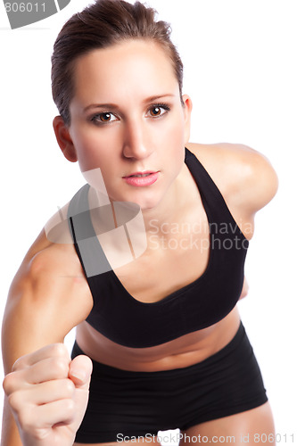 Image of Beautiful exercise woman
