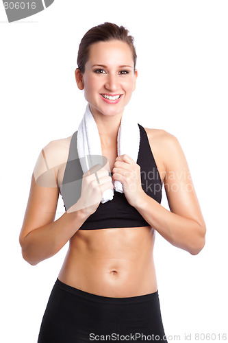 Image of Beautiful sporty woman