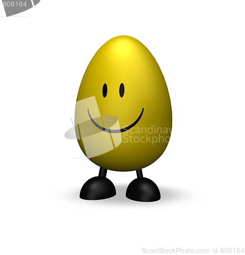 Image of smiley easter egg
