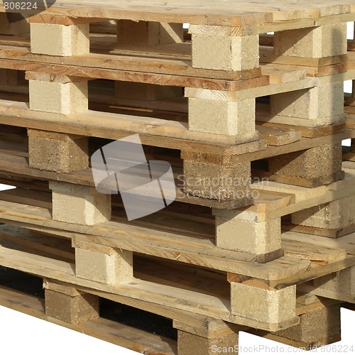 Image of Pallets isolated