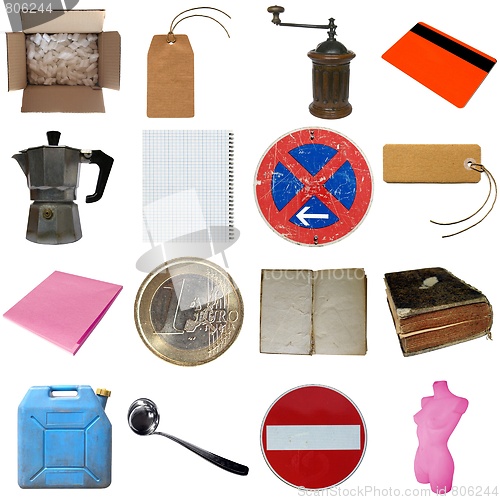 Image of Many objects isolated