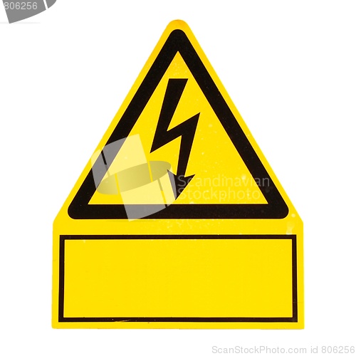 Image of Danger of death Electric shock