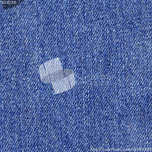 Image of Blue jeans fabric