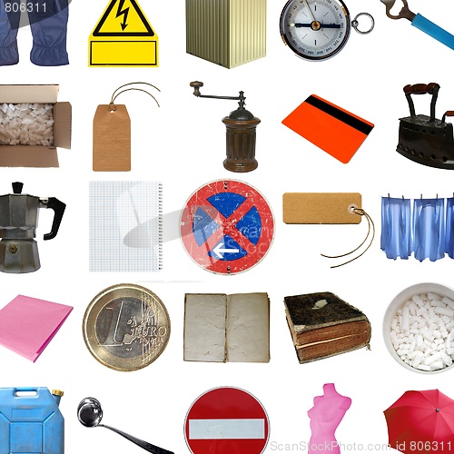 Image of Many objects isolated