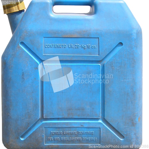 Image of Fuel tank isolated
