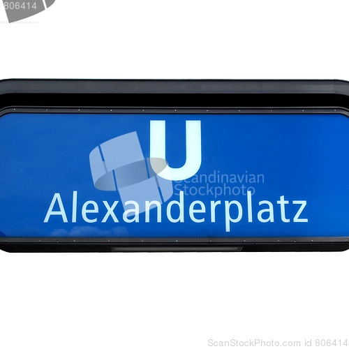 Image of U-bahn sign