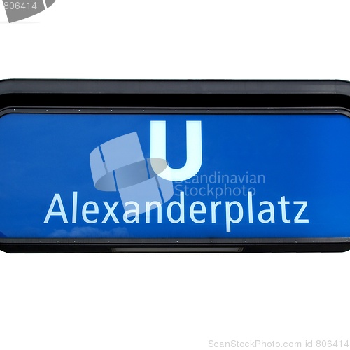 Image of U-bahn sign