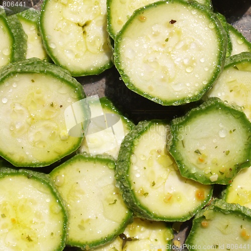 Image of Courgettes zucchini