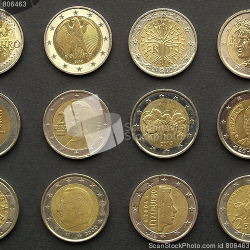 Image of Euro coins