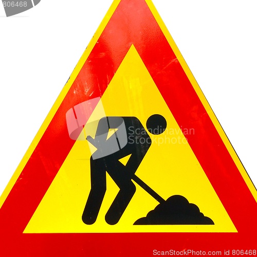 Image of Road work sign