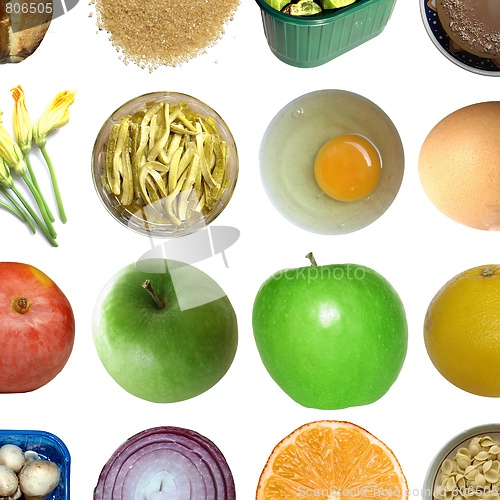 Image of Food collage isolated