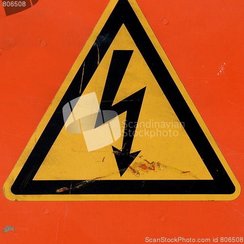 Image of Danger of death Electric shock