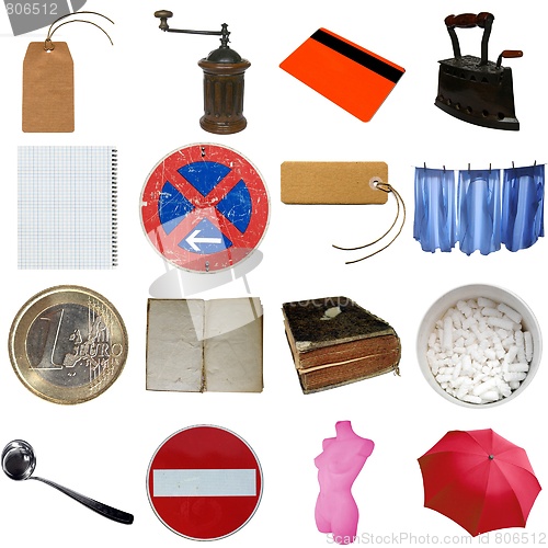 Image of Many objects isolated