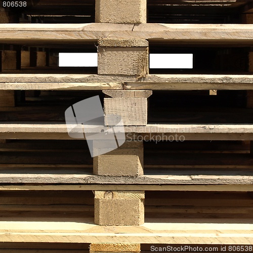 Image of Pallets isolated