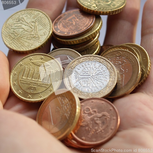 Image of Euro coins