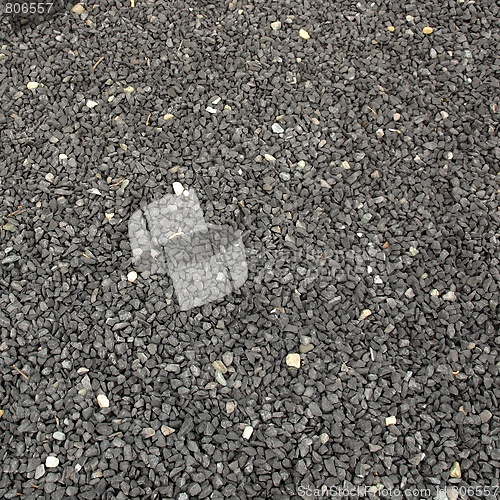 Image of Black gravel