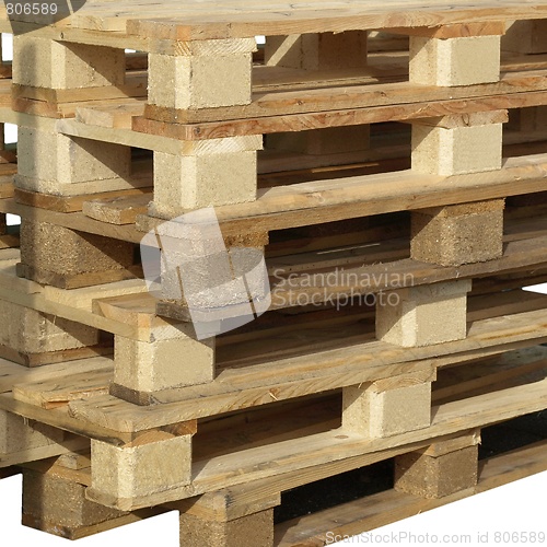 Image of Pallets isolated
