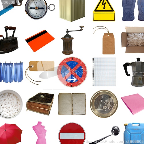 Image of Many objects isolated
