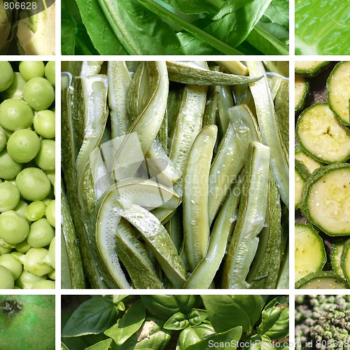 Image of Vegetables collage