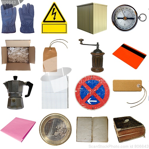 Image of Many objects isolated