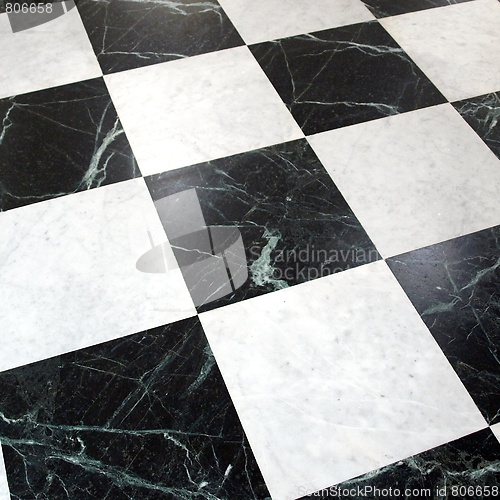 Image of Checked floor