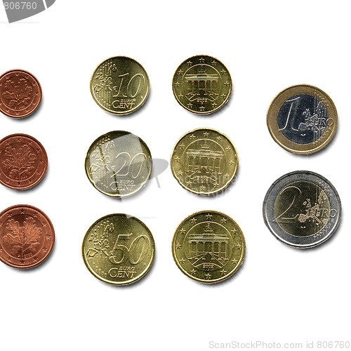 Image of Euro coins