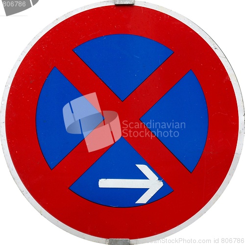 Image of No parking sign