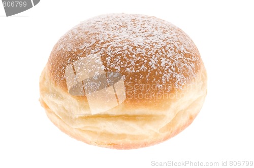 Image of doughnut on white background