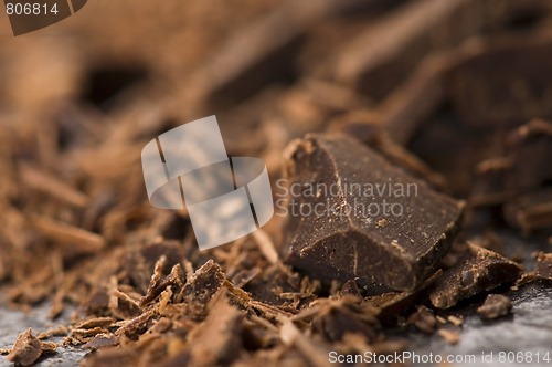 Image of Chopped chocolate