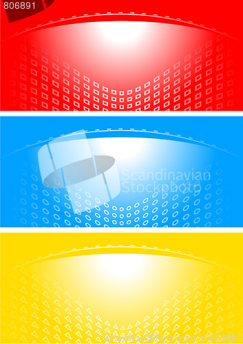 Image of set of banners
