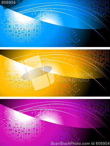 Image of Bright colourful banners