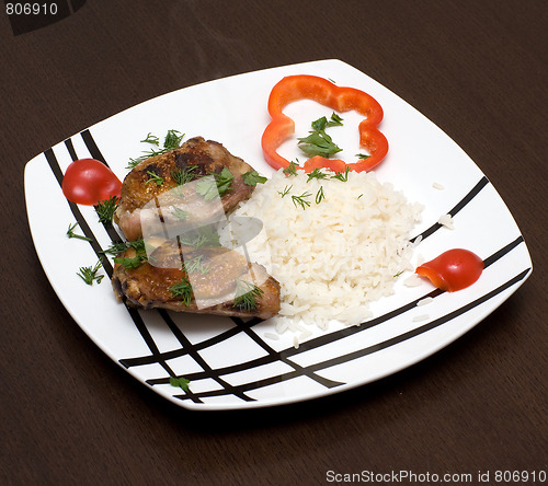 Image of Chicken and rice