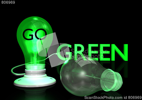 Image of Go Green Light Bulb