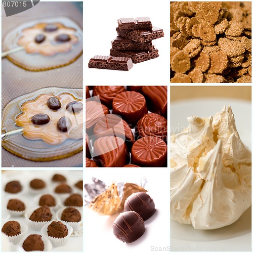 Image of coocies and sweets collection