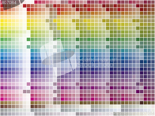 Image of Color Palette Tiled Background