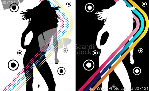 Image of Disco Stripes Girl