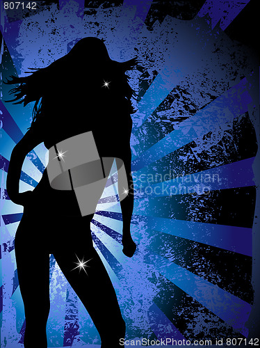 Image of Girl Party Silhouette