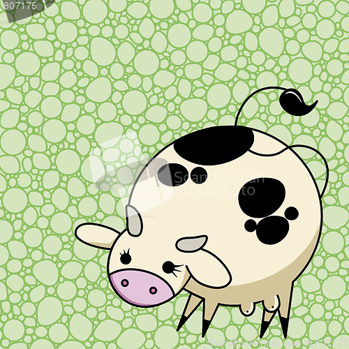 Image of Cute vector Cow