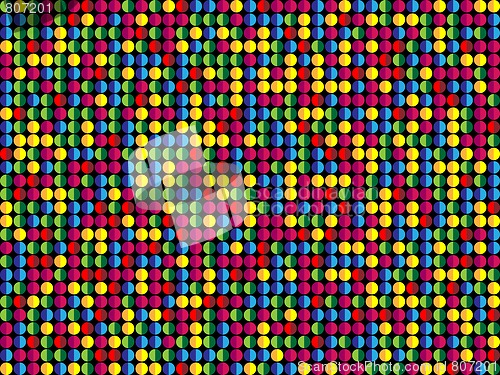 Image of Seamless Abstract Colorful Dots Background