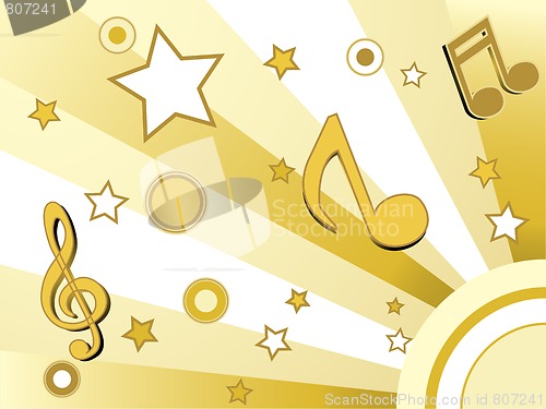 Image of Stars and circles background