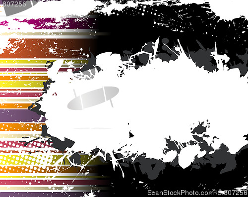 Image of Abstract Grunge Stripe Background