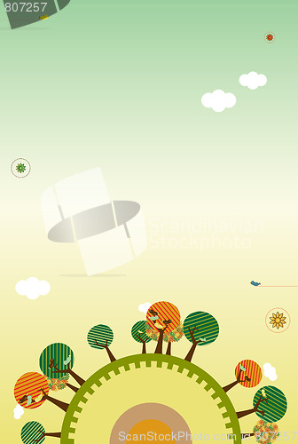 Image of Retro Nature Layout