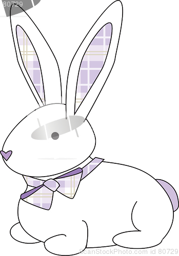 Image of Purple Plaid Bunny