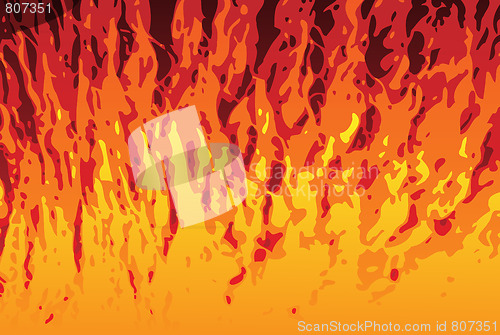 Image of Flames Background