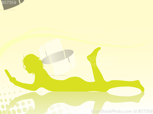 Image of Girl Reading
